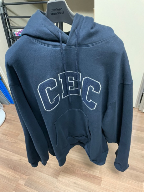 챈스챈스(CHANCECHANCE) CEC ARCH LOGO HOODIE(NAVY/기모) 후기