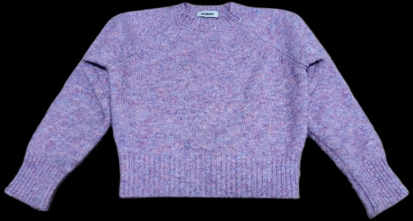 에드린(ATELEEN) Mixed Crop Pullover Knit (Purple) 후기