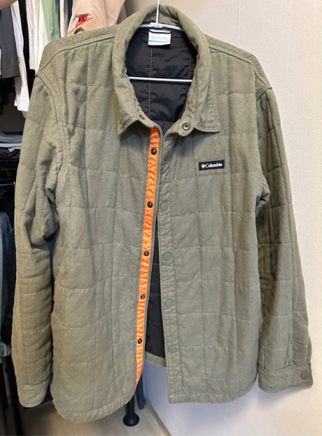 컬럼비아(COLUMBIA) 남성 랜드로머 퀄티드 셔츠 자켓 - 스톤그린 후기