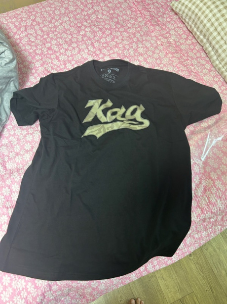 카키그라도(KHAKI GRADO) KA-G 카모플라쥬 로고 머슬핏 반팔 티셔츠 (Black) 후기