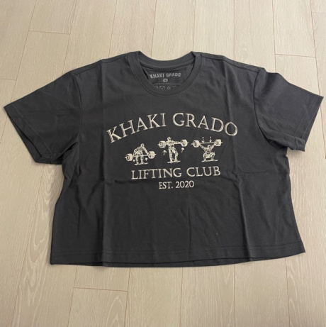 카키그라도(KHAKI GRADO) 리프팅 클럽 크롭 반팔 티셔츠 (4 color) 후기