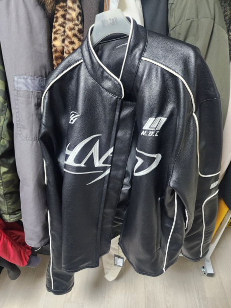 낫포너드(NOT4NERD) Leather ver. Tribal Logo Racing Jacket - Black 후기
