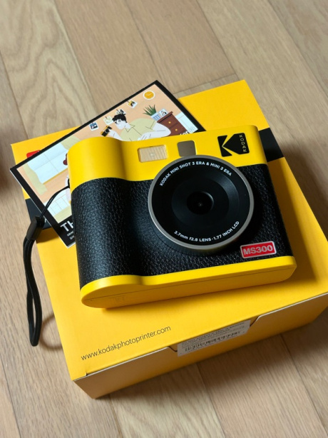 코닥 카메라(KODAK CAMERA) 미니샷3 ERA MS300+악세사리 번들 휴대용 폴라로이드카메라 즉석카메라 포토프린터 사진인화기 후기