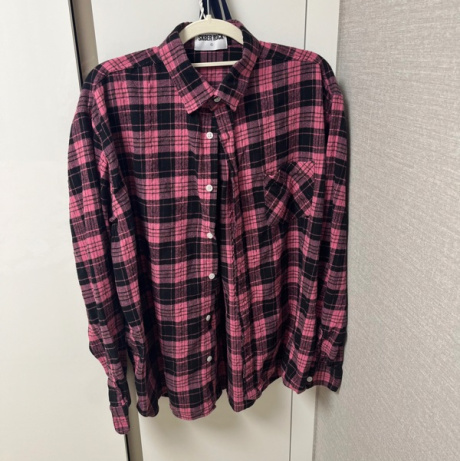 스케이터락(SK8ER ROCK) Soft Tartan Check Shirt Pink 후기