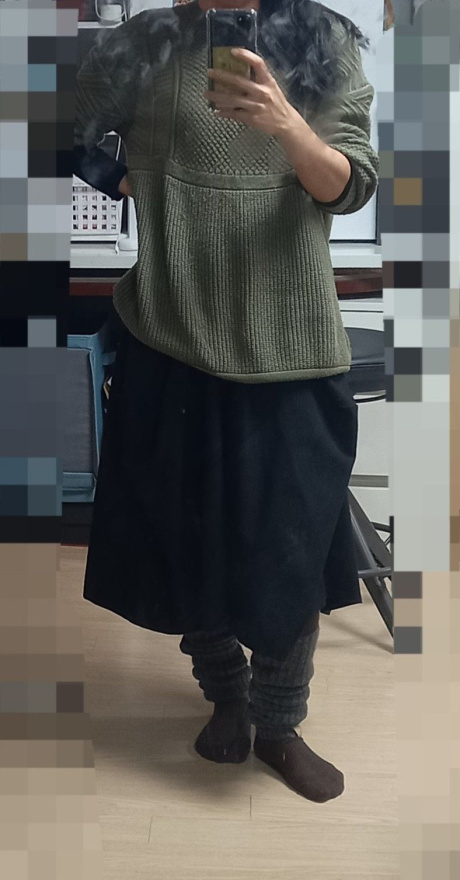 할렌(HALDEN) knit leg warmer (F001_charcoal) 후기