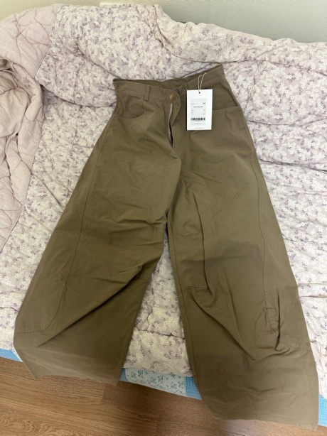 노운(NOUN) curved cotton pants (beige) 후기