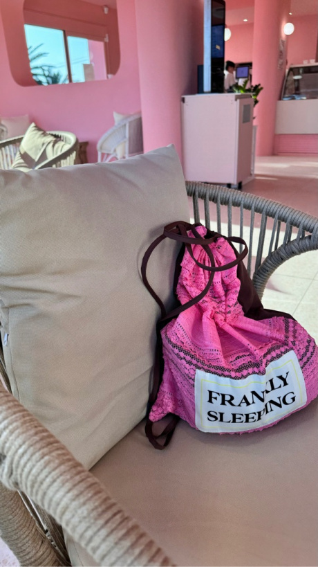 프랭클리(FRANKLY) Frankly Sleeping String Bag, Pink 후기