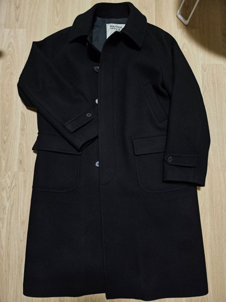 어나더 오피스(ANOTHER OFFICE) 23AW Voyager Balmacaan Coat (Black) 후기