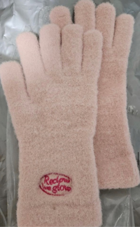 리끌로우(RECLOW) RC FLUFFY LOGO GLOVE PINK 후기