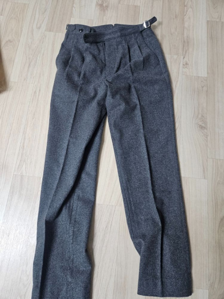 솔티(SORTIE) W301 Reve Pleats Wool Trousers (Gray) 후기