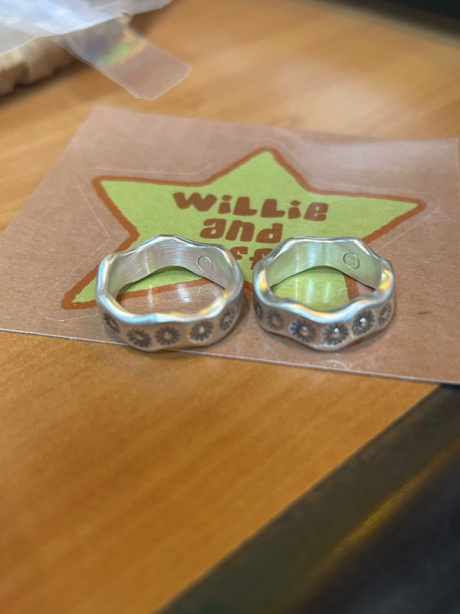윌리앤더피(WILLIE and DUFFY) Wave Stamp Ring (4 types) 후기