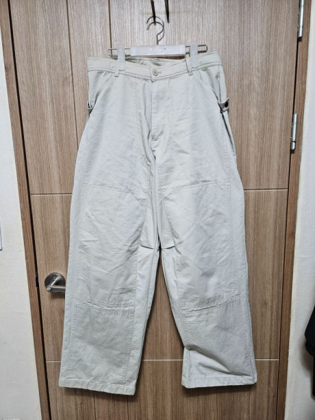 노운(NOUN) utility carpenter pants (light grey) 후기