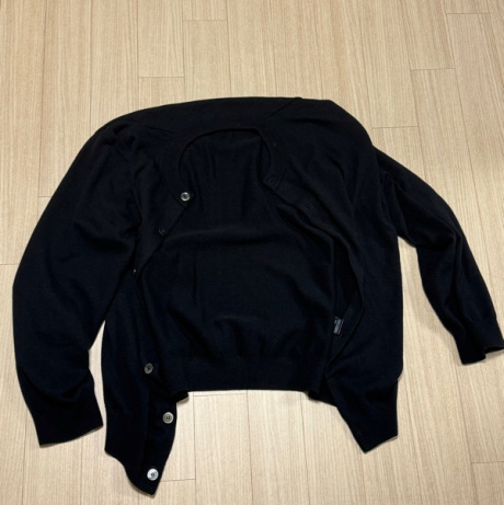 베르노(VERNO) [Casual] Cashtouch cardigan knit Black_relax-fit 후기