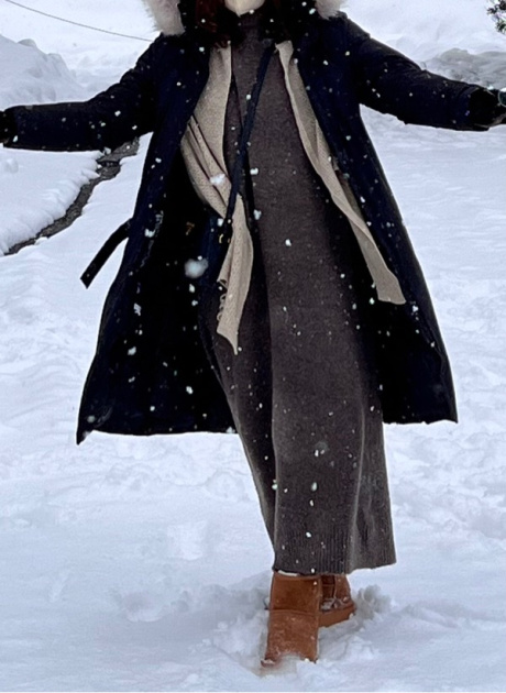 이누이트(INNUIT) 겨울 털부츠 키높이 여성화 Fia IF-1877-85 체스트넛 후기