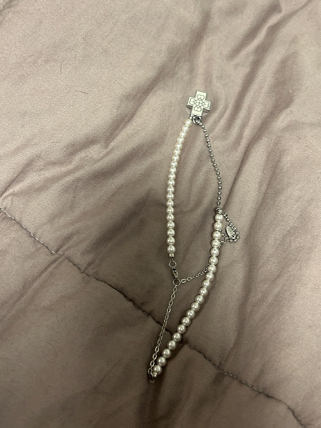 엔프프(NFF) ivory cross pearl necklace 후기