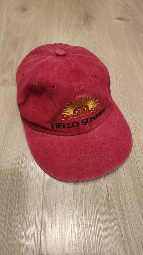 헬로 선라이즈(HELLO SUNRISE) Washed Two Tone Logo 6Panel Cap (Vintage Red) 후기