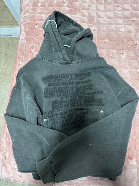 미드나잇 무브(MIDNIGHT MOVE) dz pg hood (dark grey) 후기