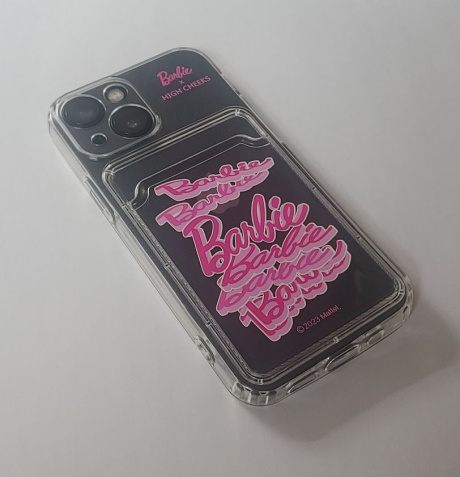 하이칙스(HIGH CHEEKS) Barbie Logo Jelly Card Case_HC2377CP003O 후기