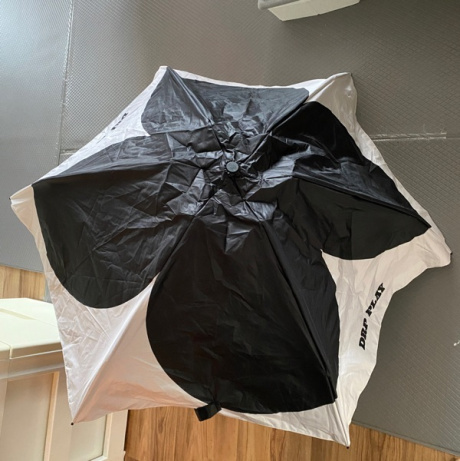 드롭드롭드롭 스포츠(DROPDROPDROP SPORTS) 플레이 5단 우산  LUCKY CLOVER BLACK 후기