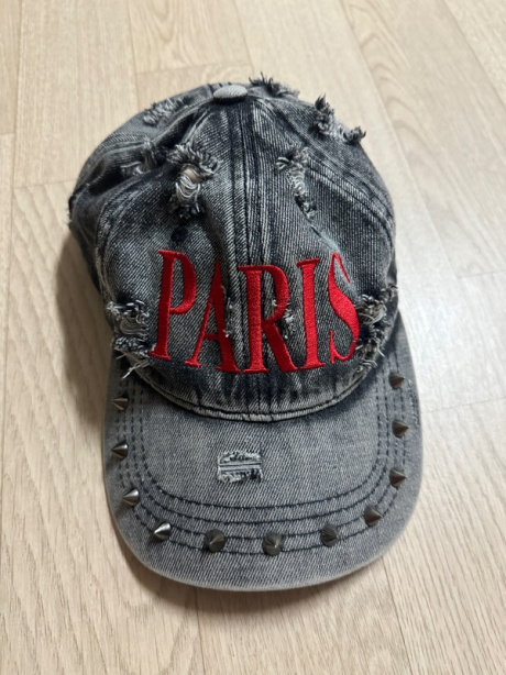 2000아카이브스(2000ARCHIVES) PARIS BALL CAP W/ SPIKES (BLACK DENIM) 후기