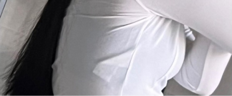 무신사 스탠다드(MUSINSA STANDARD) 우먼즈 슬림 스쿱 넥 래글런 긴팔 티셔츠 [화이트] 후기