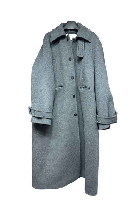 다로(DARO) PYTHON Wool Cashmere Balmacaan Coat in Stone Grey 후기