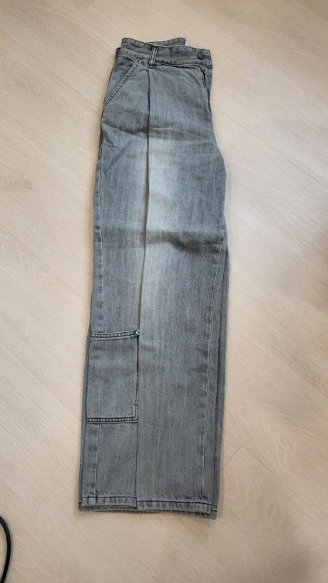 비긴202(BEGIN202) One Tuck Wide Carpenter Denim Pants [Washed Grey] 후기