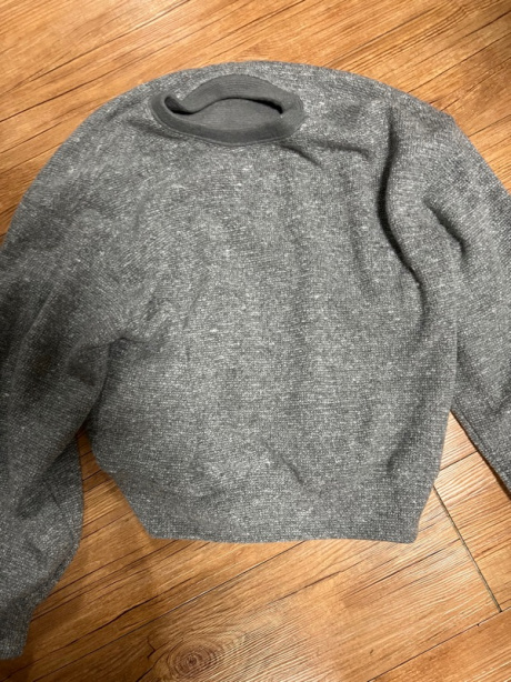 카락터(KARACTOR) Intarsia wool blended knit / Gray 후기
