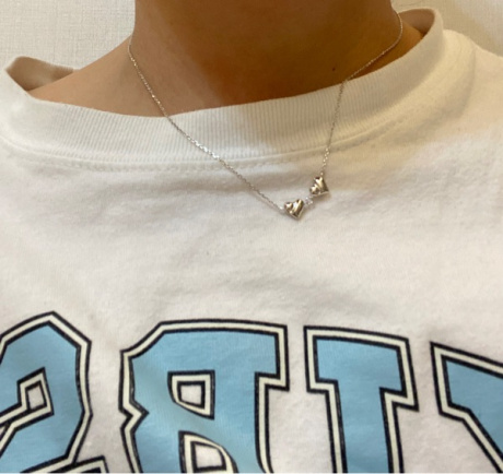 잇더즌매터(IT DOESN'T MATTER) Two heart symbol necklace 후기