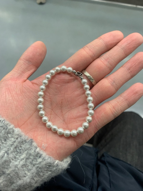 스쿠도(SCUDO) garden plain pearl beads bracelet 후기