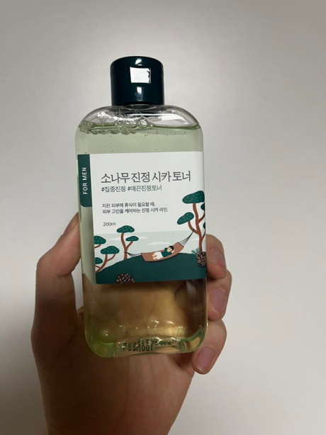 라운드랩(ROUNDLAB) 포 맨 소나무 진정 시카 토너 200ml 후기