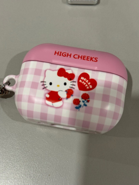 하이칙스(HIGH CHEEKS) Rose Hello kitty Airpods Case_HC239DAI002O 후기