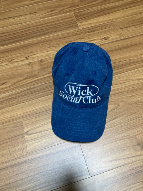 윅(WICK) Social Club 피그먼트 볼캡-블루 후기