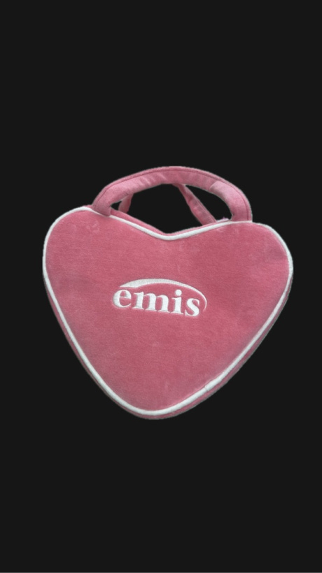 이미스(EMIS) VELOUR HEART TOTE BAG-PINK 후기