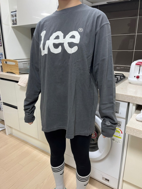 리(LEE) 빅 트위치 긴팔 티셔츠 피그먼트 차콜 후기