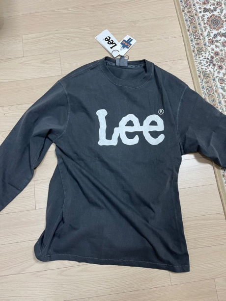 리(LEE) 빅 트위치 긴팔 티셔츠 피그먼트 차콜 후기
