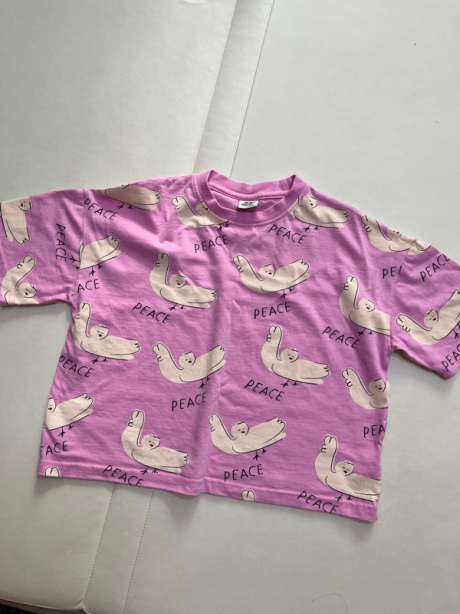 젤리멜로(JELLY MALLOW) 피쓰 숏 슬리브 티셔츠_핑크 후기