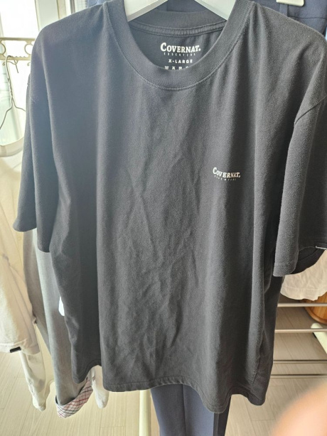 커버낫(COVERNAT) [2PACK] 쿨 코튼 티셔츠 블랙+블랙 후기