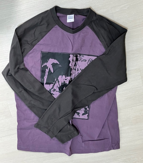 더콜디스트모먼트(THE COLDEST MOMENT) TCM raw filter raglan long sleeve (purple/charcoal) 후기
