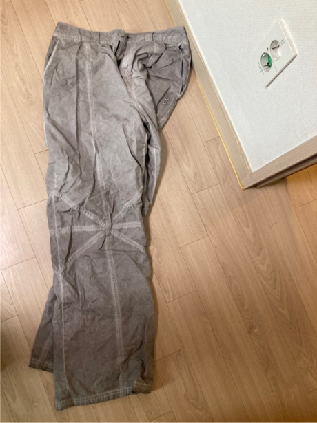 더콜디스트모먼트(THE COLDEST MOMENT) TCM cross line pants (beige) 후기