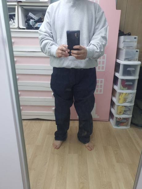 브론슨(BRONSON) Reverse Weave Sweatshirt Korea Exclusive version Grey 후기