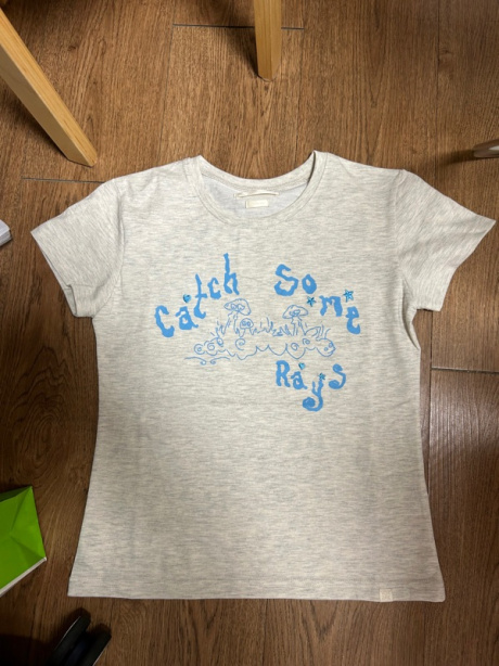 타입서비스(TYPESERVICE) Catch Embroidery T-Shirt [Oatmeal] 후기