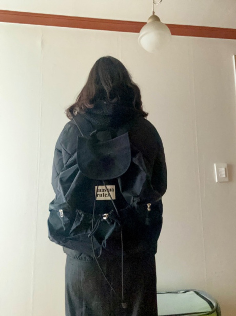 마스마룰즈(MASMARULEZ) String flap backpack _ Black 후기