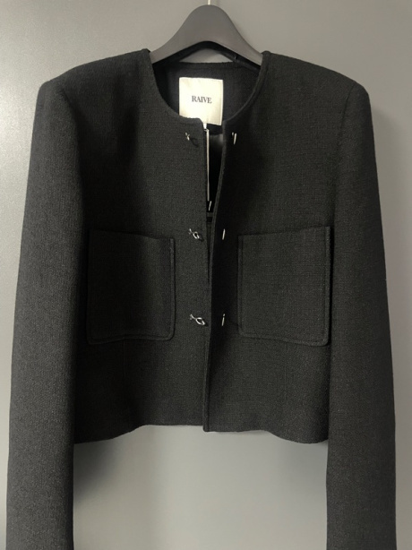 레이브(RAIVE) Pocket Tweed Jacket in D/Black VW4SJ003-17 후기