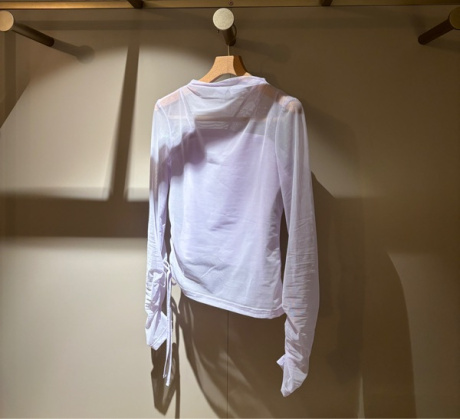 레이브(RAIVE) Side Shirring Layered Blouse in Lavender VW4SE020-50 후기