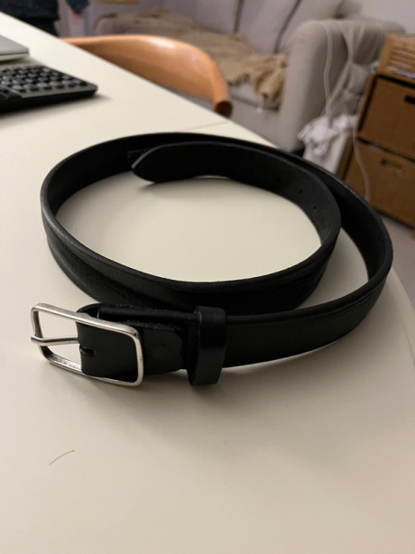 에스피오나지(ESPIONAGE) Washable Vegetable Leather Belt (Italy Made) Black 후기