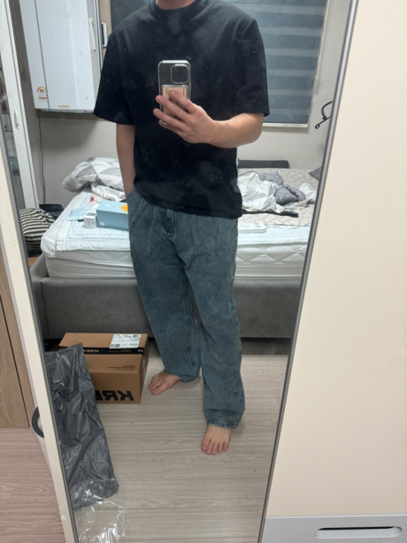 데케트(DECET) Dawn 2Pleats Wide Jeans DCPT007STNGRBlue 후기