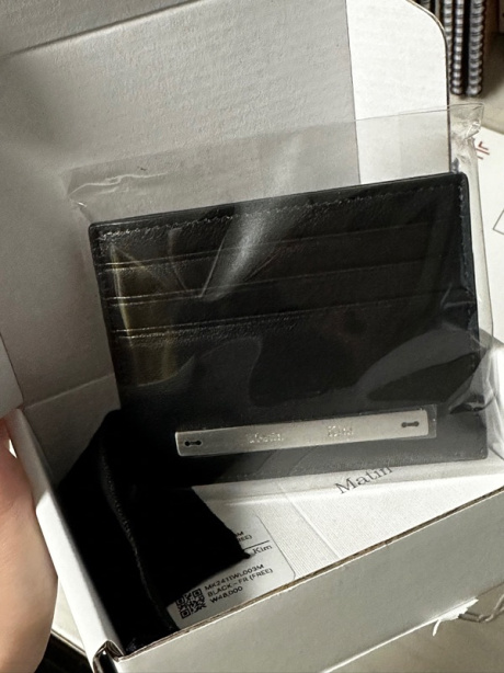 마뗑킴(MATIN KIM) SLIM METAL CARD HOLDER IN BLACK 후기