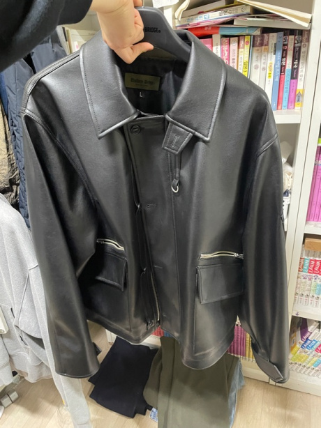 유니폼브릿지(UNIFORM BRIDGE) mk3 vegan leather jacket black 후기