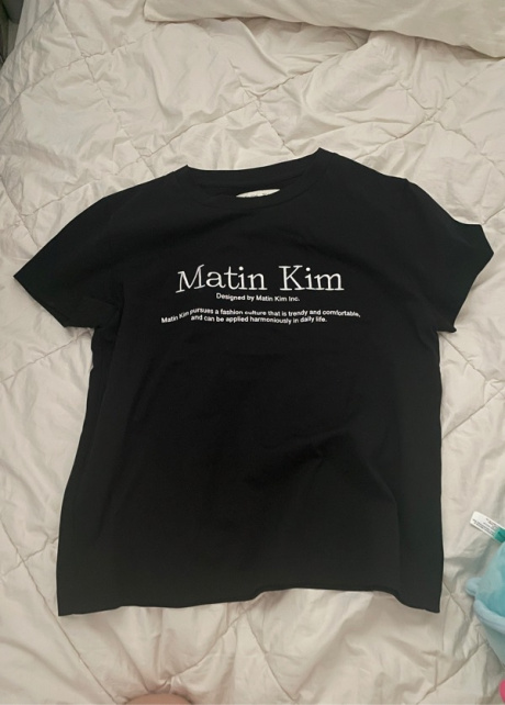 마뗑킴(MATIN KIM) MATIN HERITAGE CROP TOP IN BLACK 후기